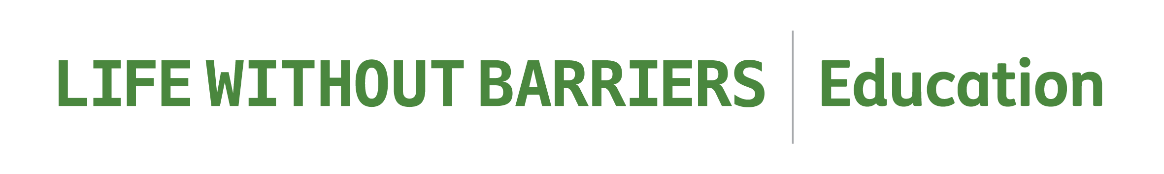 Life Without Barriers Education Logo